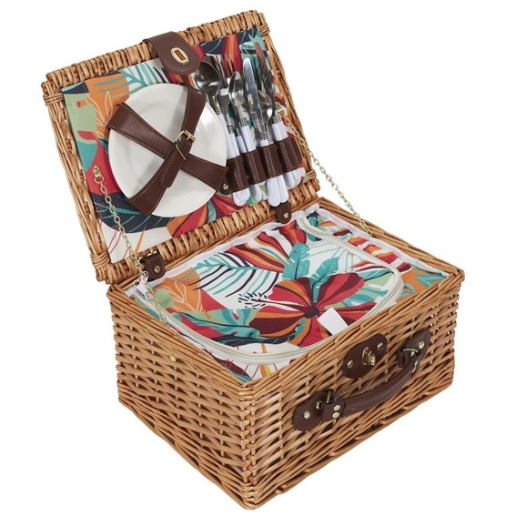 Kosz Piknikowy EXOTIC 4-osobowy z Wyposażeniem