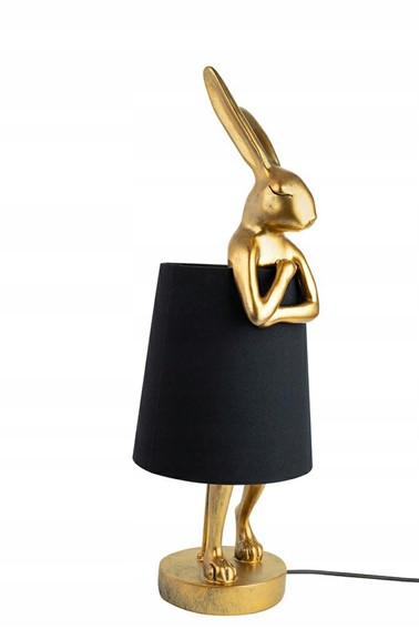 Lampa Stołowa RABBIT 50 cm Złoty/Czarna