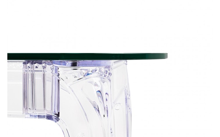 Stół KING 160x100 Transparentny