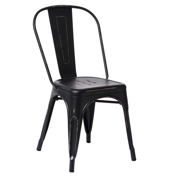 Krzesło PARIS ANTIQUE Czarny