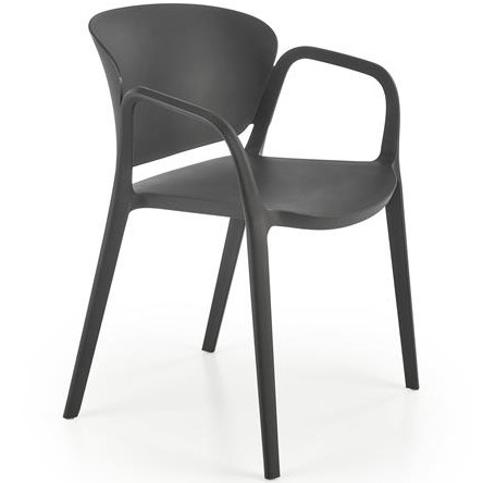 Krzesło K491 Czarny