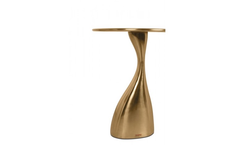 Stolik SPACEY fi36 Złoty