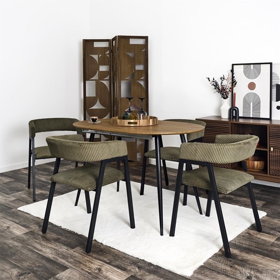 Krzesło SCOTT Oliwkowy/Czarny