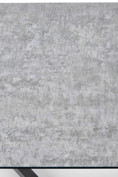 Stół Rozkładany TIZIANO (160-210)x90 Czarny/Jasny Popiel