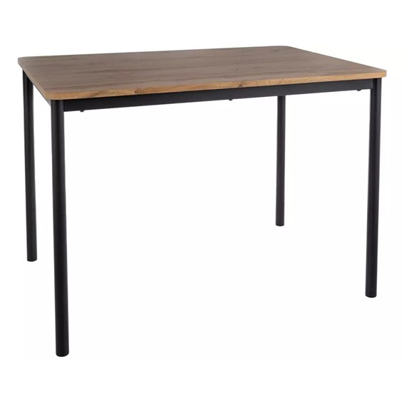 Stół CITY 110x75 Dąb Artisan/Czarny