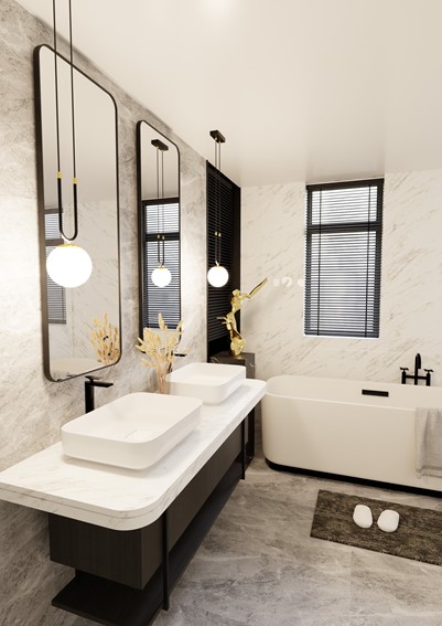 Lampa Wisząca GLAM 1 Czarny/Opal