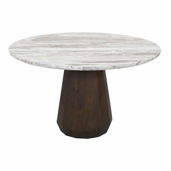 Stół Jadalniany OBEROY Fi130cm Brązowy