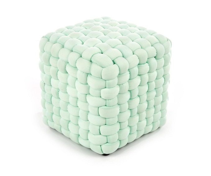 Pufa RUBIK Jasny Zielony