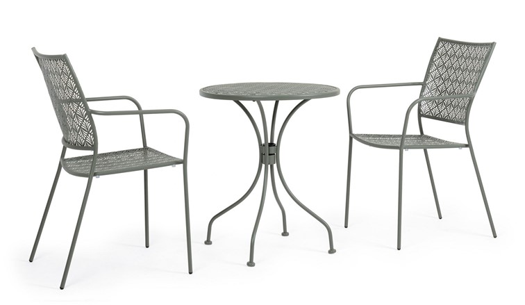 Stolik Ogrodowy LIZETTE Fi60cm Zielony