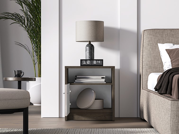 Szafka nocna AVANTE 08 Cashmere/Czarny