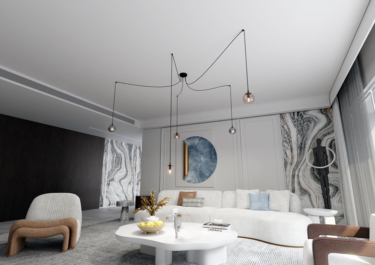 Lampa Wisząca GIGI 5 MIX Czarny