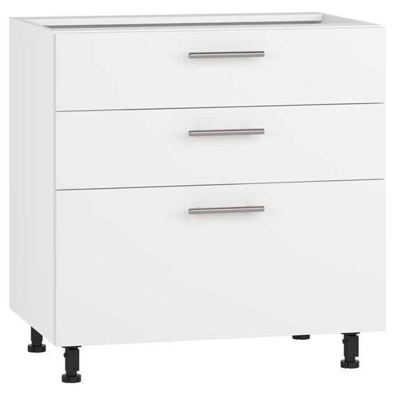 Szafka Dolna z Szufladami VENTO D3S-80/82 Biały Mat