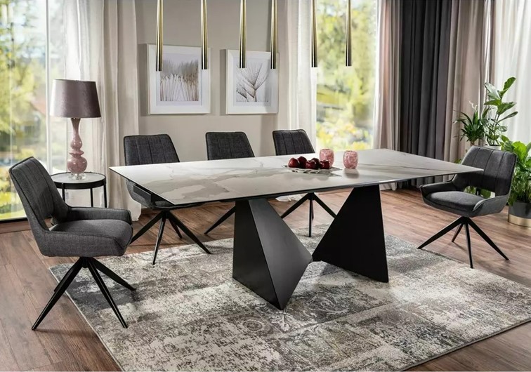 Krzesło TELLO Bjorn Czarny/Ciemny Szary 16