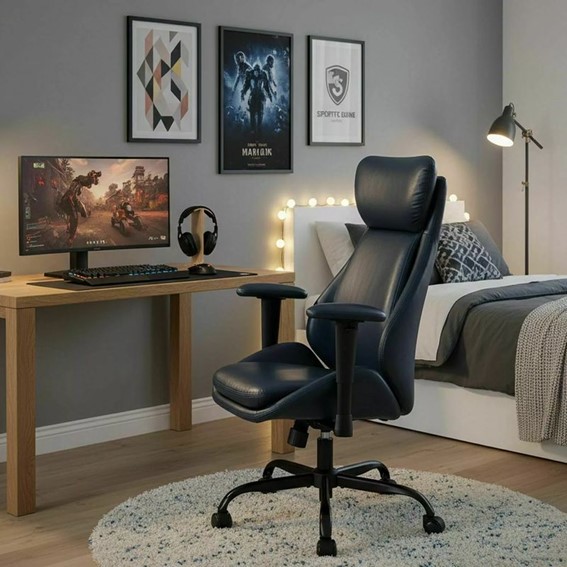 Fotel Obrotowy Q-092 Czarny