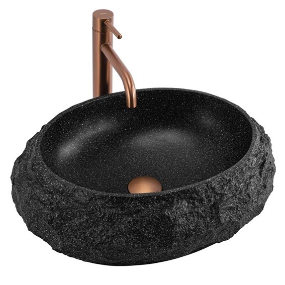 Umywalka Nablatowa MIKA Czarny