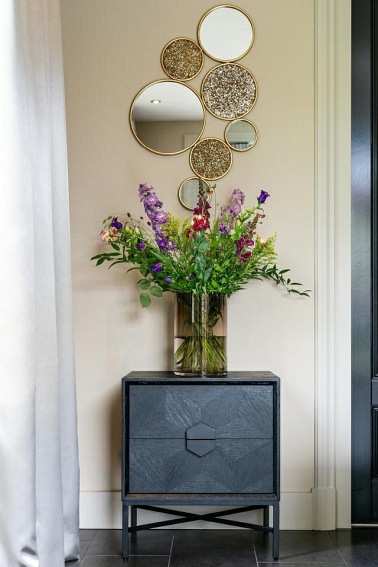 Komoda BLAX - 2 szuflady Czarny