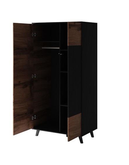 Szafa RANDOM S1 Czarny/Dąb Wotan