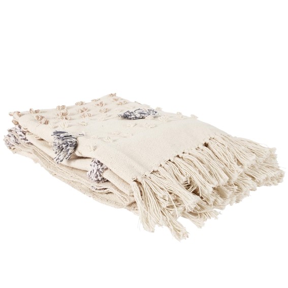 Koc/Pled TUFFO 125x150cm Kremowy