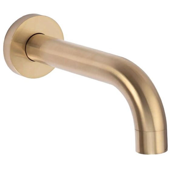 Zestaw Natryskowo-Wannowy Z Wylewką LUNGO Złoty Szczotkowany