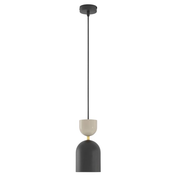 Lampa Wisząca GAUDI 1 Czarny/Beżowy