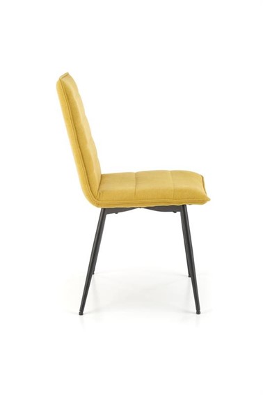 Krzesło K493 Czarny/Musztardowy