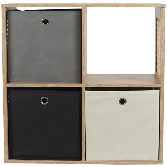 Regał KALI 4 Półki Naturalny