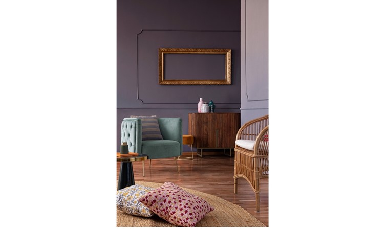 Stolik Kawowy NANDIKA Fi41cm Zielony