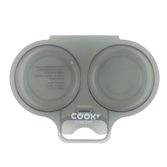 Pojemnik do Gotowania Jajek w Mikrofalówce Szary