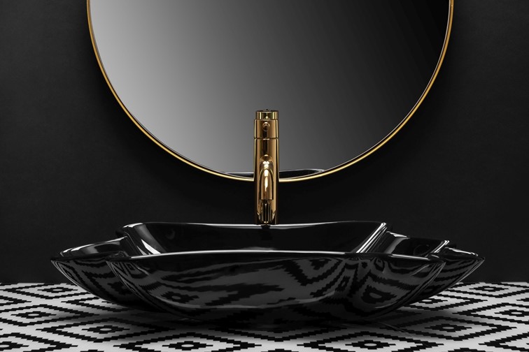 Umywalka Nablatowa Umywalka INFINITY Czarny