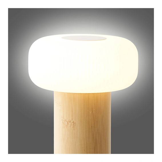 Lampka Nocna STRAFFORD Naturalny/Biały
