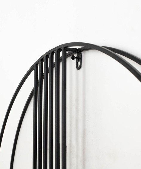 Zegar STRINGS Czarny Złoty