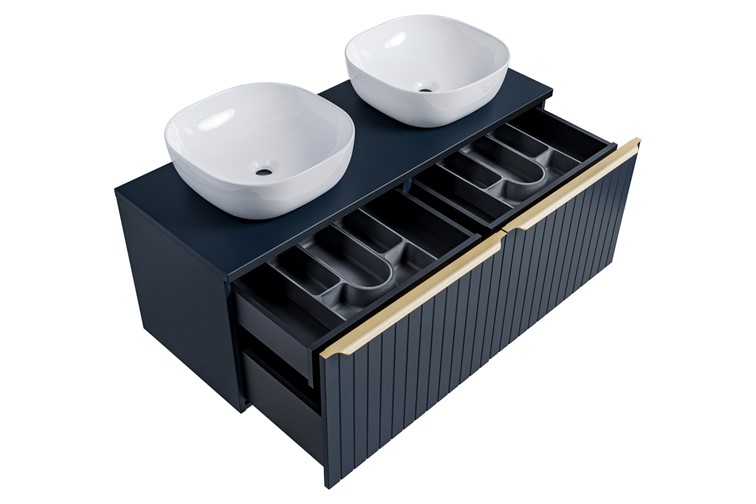 Zestaw Mebli Łazienkowych SFDB B UN 6252 120cm Granatowy