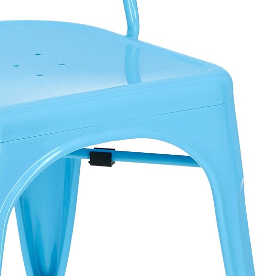Krzesło PARIS Inspirowany Tolix Niebieski