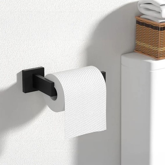 Komplet Wieszaków Łazienkowych RIO Czarny