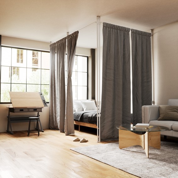 Karnisz ANYWHERE Biały