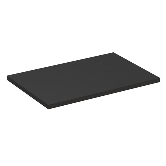 Blat Łazienkowy BLACK 80cm Czarny Mat