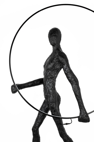 Lampa Podłogowa HUMAN Round Włókno Szklane