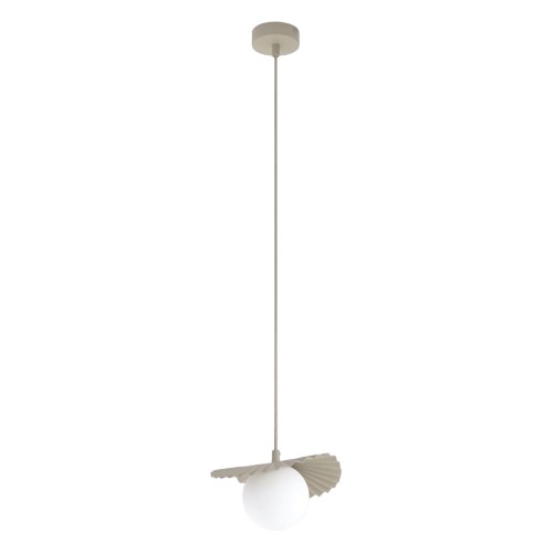 Lampa Wisząca FLORA 1 Beżowy/Opal