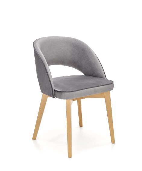 Krzesło Marino 57x51x78 Popielaty/Dąb Miodowy