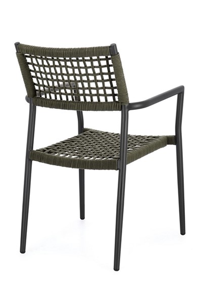 Krzesło Ogrodowe CALETA Czarny