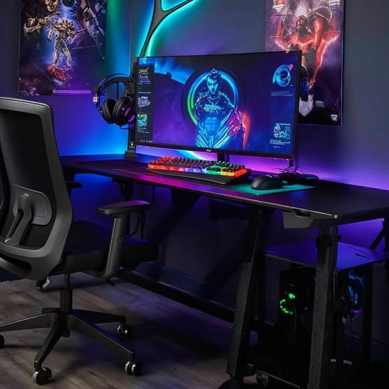 Fotel Obrotowy Q-085 Czarny