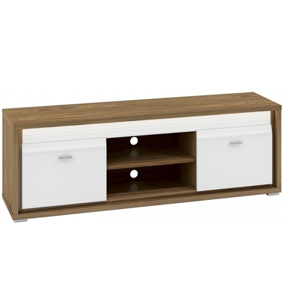 Szafka RTV DALLAS 11 Orzech/Biały