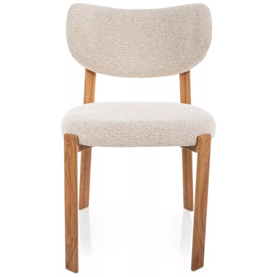 Krzesło RIN D Jasny Beż/Dąb