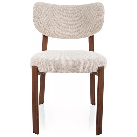 Krzesło RIN D Jasny Beż/Orzech