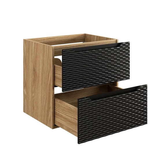 Szafka pod Umywalkę 82-60-2S Czarny