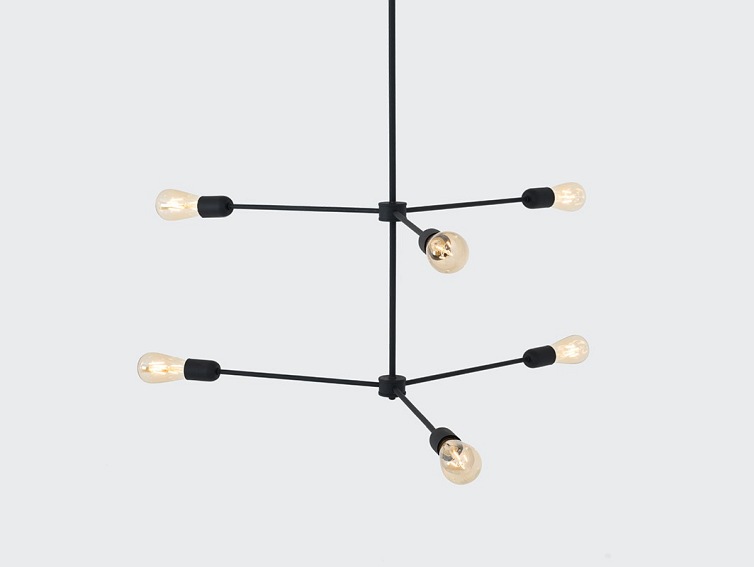 Lampa wisząca TRISO 6 – czarny