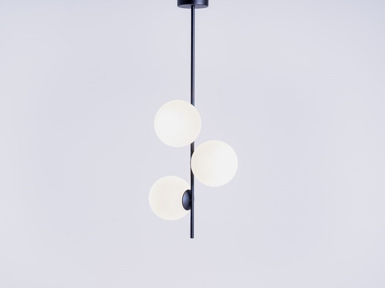 Lampa Wisząca Bobler Vertical 17x40x93 Czarny