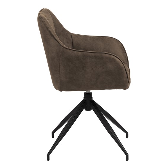 Krzesło Obrotowe BRENDA Brązowy