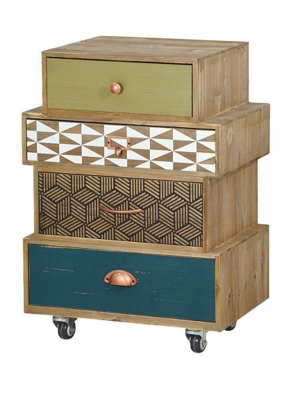 Komoda PORTOFINO 012 34x50x70 Brązowy