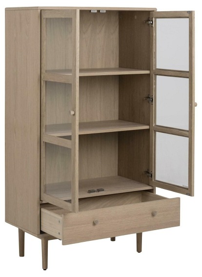 Gablota Aston 40x80x145 Dąb Bielony